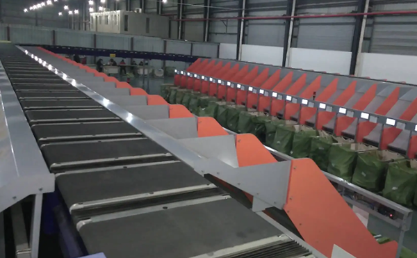 量方掃碼稱(chēng)重分揀機,物流快遞分揀設備,動(dòng)態(tài)DWS物流設備